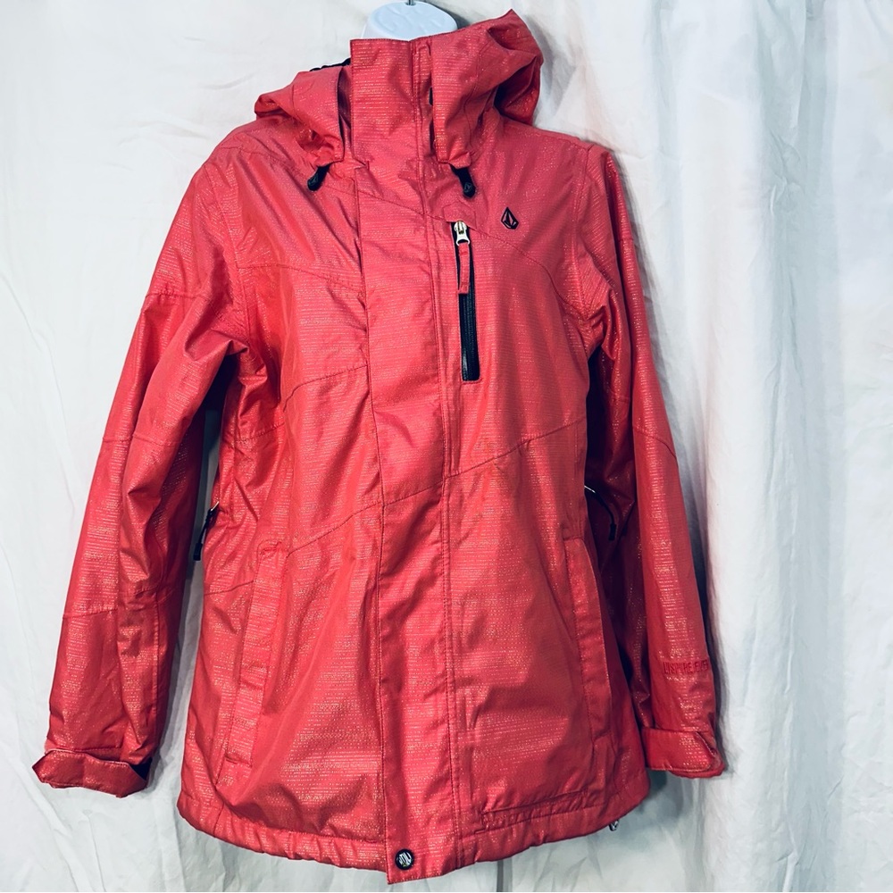 Volcom Nimbus Insulated Pink Ski/Snow Jacket | Size: S